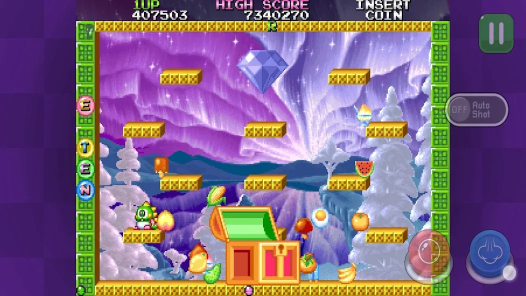 Bubble Bobble 2 classic [MOD: бесконечные жизни и бонусы] Screenshot 4
