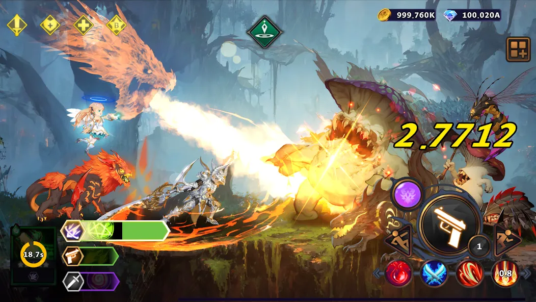 Devil Hunter Idle [MOD: безлимитные деньги и оружие] Screenshot 5
