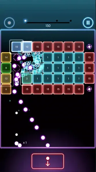 Bricks Breaker Quest [MOD: безлимитные жизни и монеты] Screenshot 4