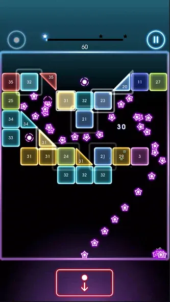 Bricks Breaker Quest [MOD: безлимитные жизни и монеты] Screenshot 5