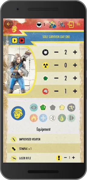 Fallout: Wasteland Warfare [MOD: безлимитные ресурсы и усиленные персонажи] Screenshot 4