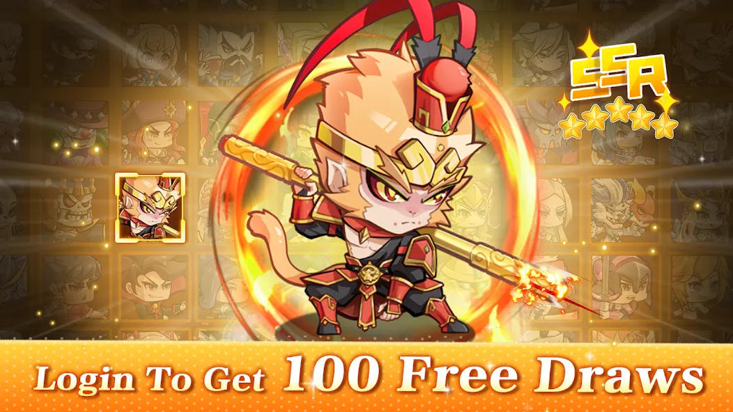 Mythic Summon: Idle RPG [MOD: безлимитные ресурсы и герои] Screenshot 2