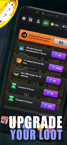 Merge Crypto Miner: Earn Money [MOD: безлимитные деньги и ускоренная добыча] Screenshot 5