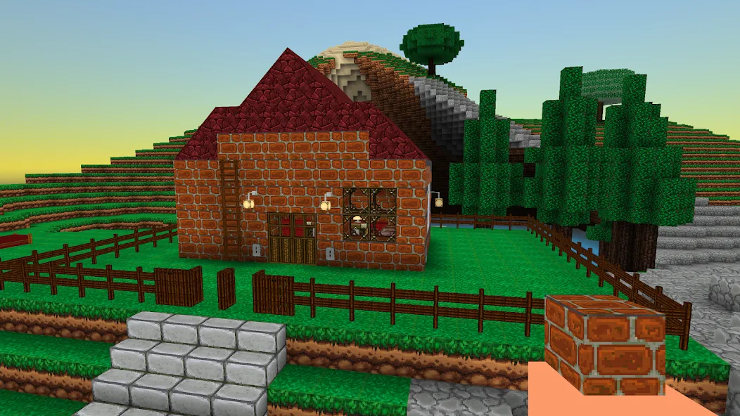 BlockBuild Craft a Dream World [MOD: безлимитные ресурсы и открыты все предметы] Screenshot 2