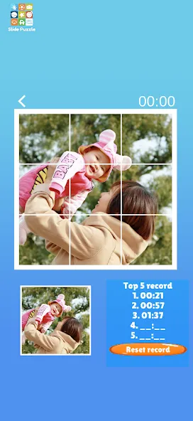 Slide Puzzle with your photo [MOD: без рекламы и все уровни открыты] Screenshot 4