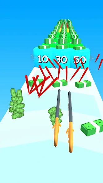 Gun Head Run [MOD: много денег и боеприпасов] Screenshot 1