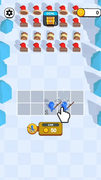 Merge Weapons: Battle Game [MOD: безлимитные деньги и оружие] Screenshot 1