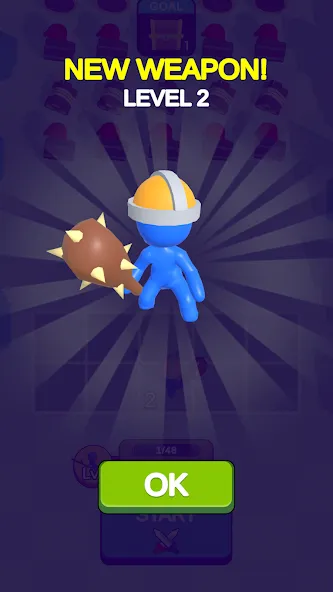 Merge Weapons: Battle Game [MOD: безлимитные деньги и оружие] Screenshot 3