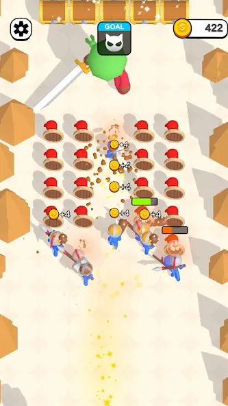 Merge Weapons: Battle Game [MOD: безлимитные деньги и оружие] Screenshot 4