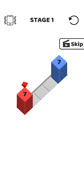 Stack Cube! [MOD: много монет и открыты все уровни] Screenshot 1