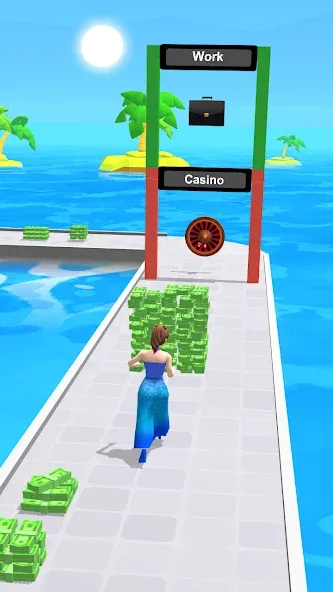 Money Run 3D [MOD: безлимитные деньги и все уровни] Screenshot 2