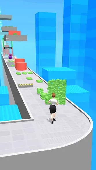 Money Run 3D [MOD: безлимитные деньги и все уровни] Screenshot 3
