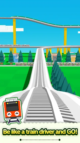 Train Go - Railway Simulator [MOD: безлимитные деньги и все поезда открыты] Screenshot 2