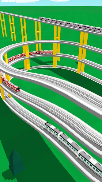 Train Go - Railway Simulator [MOD: безлимитные деньги и все поезда открыты] Screenshot 5
