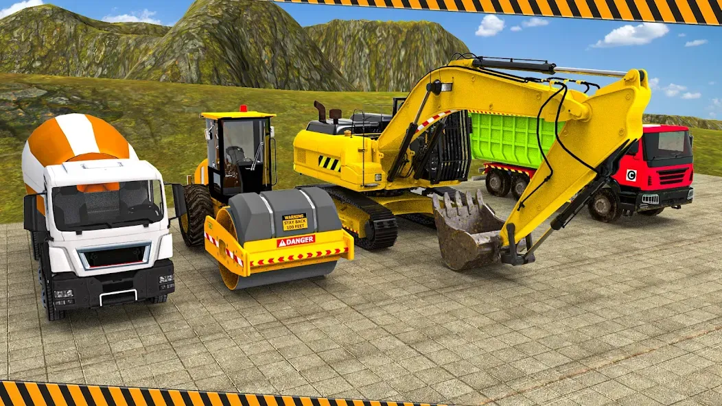 Heavy Construction Simulator [MOD: безлимитные деньги и вся техника] Screenshot 1