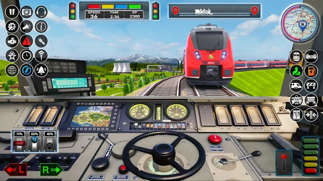 City Train Game 3d Train games [MOD: безлимитные деньги и топливо] Screenshot 1