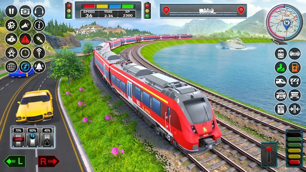City Train Game 3d Train games [MOD: безлимитные деньги и топливо] Screenshot 3