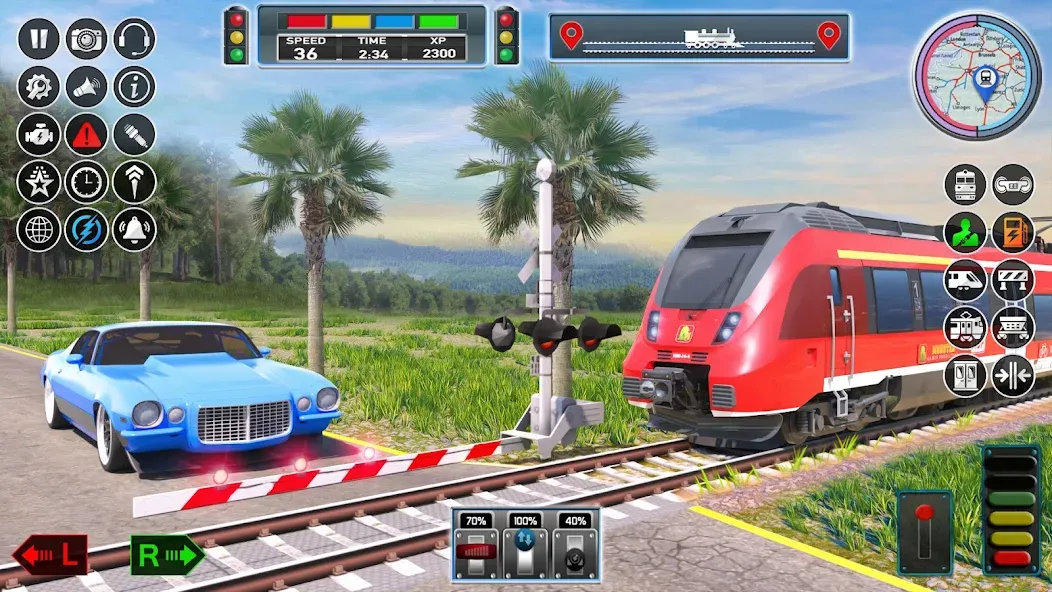 City Train Game 3d Train games [MOD: безлимитные деньги и топливо] Screenshot 4