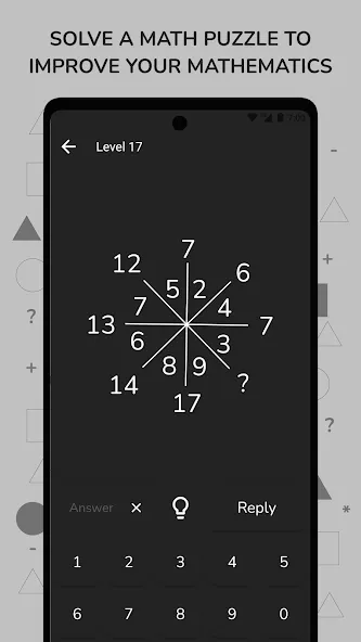 Math Puzzle &amp; Brain Riddles [MOD: безлимитные подсказки и решения] Screenshot 3