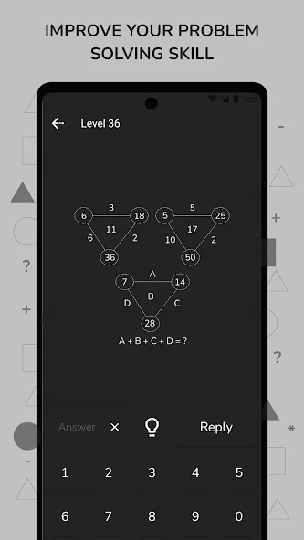 Math Puzzle &amp; Brain Riddles [MOD: безлимитные подсказки и решения] Screenshot 5