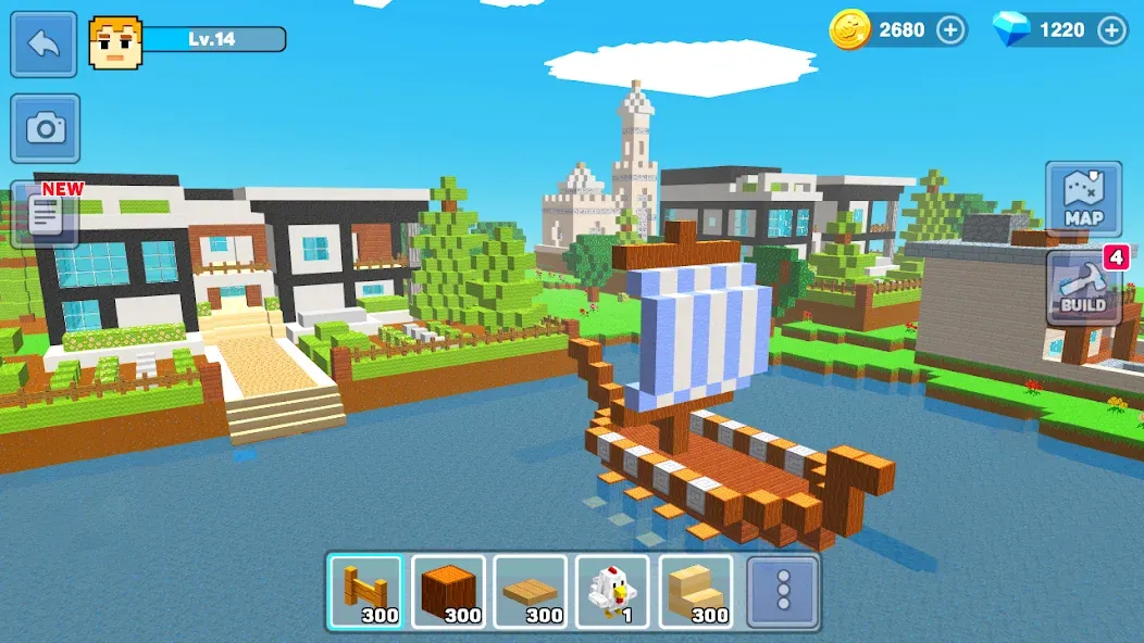 MiniCraft: Blocky Craft 2024 [MOD: бесконечные ресурсы и открытые возможности] Screenshot 4