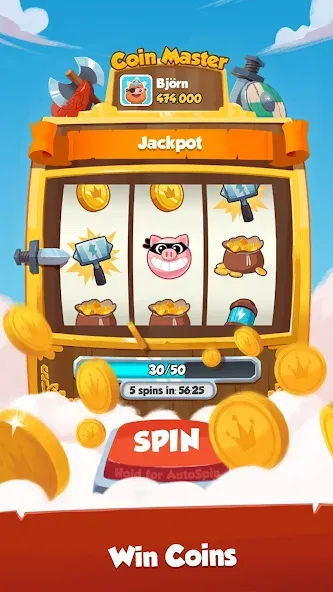 Coin Master [MOD: бесконечные монеты и бесплатные вращения] Screenshot 4