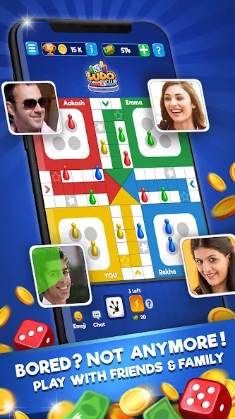 Ludo Club - Fun Dice Game [MOD: безлимитные монеты и быстрые ходы] Screenshot 2