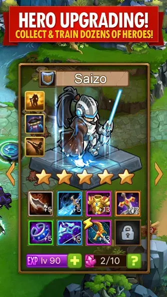 Magic Rush: Heroes [MOD: безлимитные ресурсы и усиленные герои] Screenshot 3