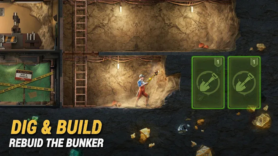 Last Fortress: Underground [MOD: безлимитные ресурсы и бесплатные улучшения] Screenshot 2