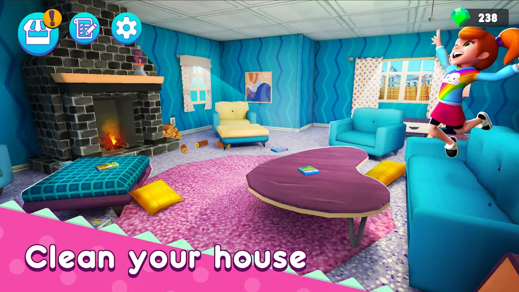 Mother Simulator: Family life [MOD: безлимитные деньги и всё открыто] Screenshot 5