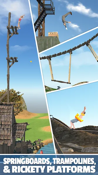 Flip Diving [MOD: безлимитные деньги и все персонажи] Screenshot 3