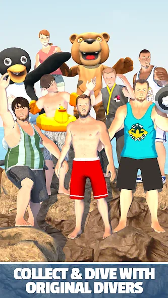 Flip Diving [MOD: безлимитные деньги и все персонажи] Screenshot 4