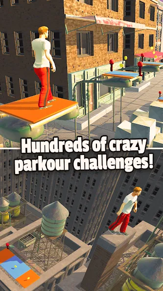 Flip Runner [MOD: безлимитные деньги и все уровни] Screenshot 1