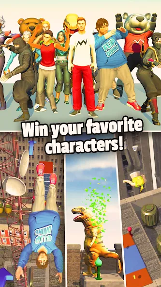Flip Runner [MOD: безлимитные деньги и все уровни] Screenshot 4