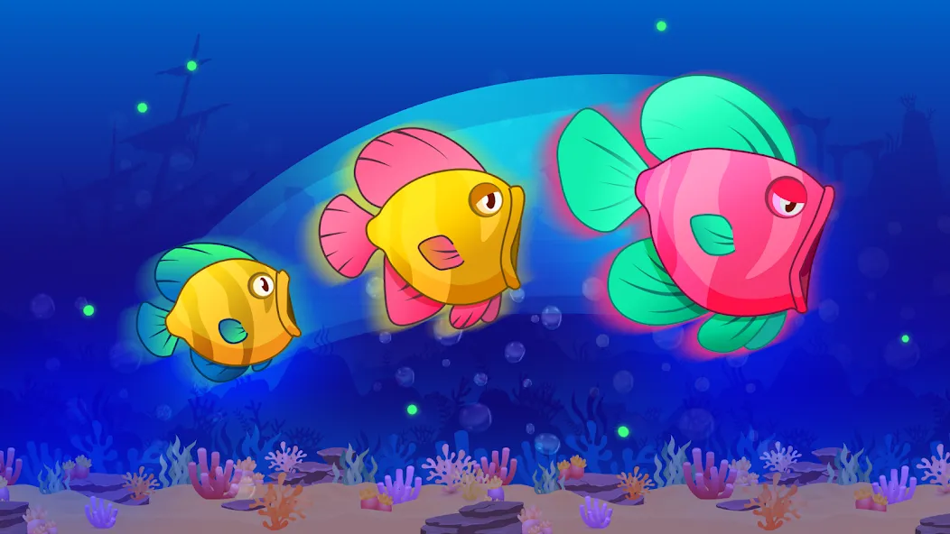 Eat Fish.IO : Fish Battle [MOD: без рекламы и много рыб] Screenshot 2