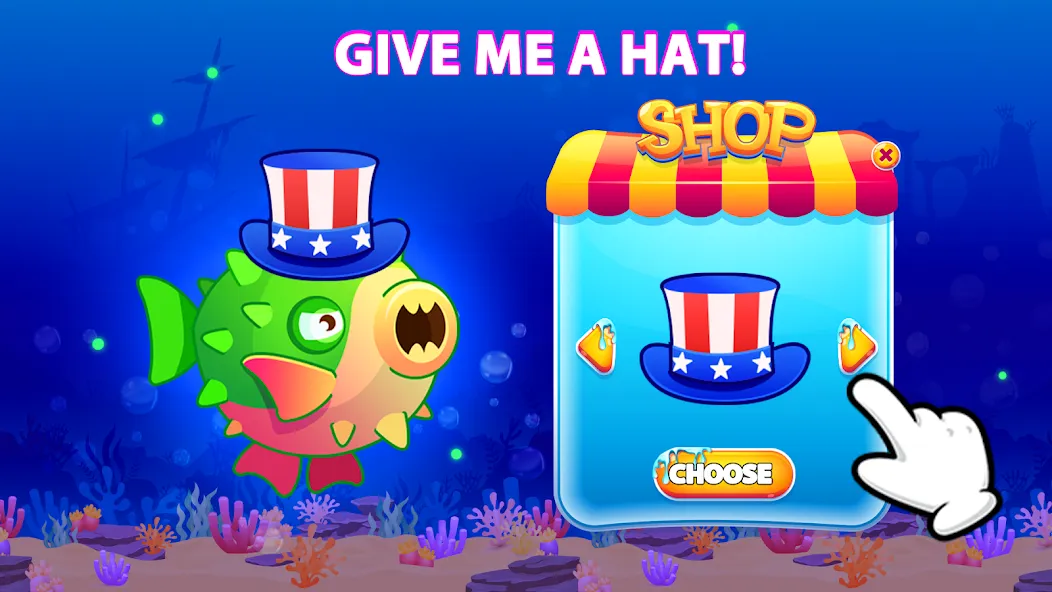 Eat Fish.IO : Fish Battle [MOD: без рекламы и много рыб] Screenshot 4