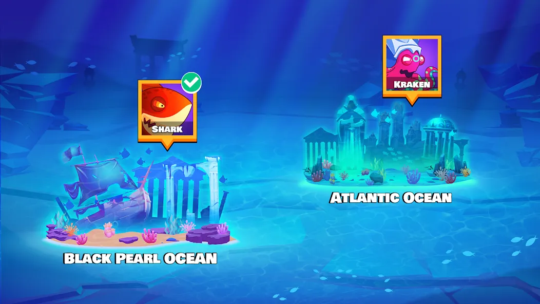 Eat Fish.IO : Fish Battle [MOD: без рекламы и много рыб] Screenshot 5