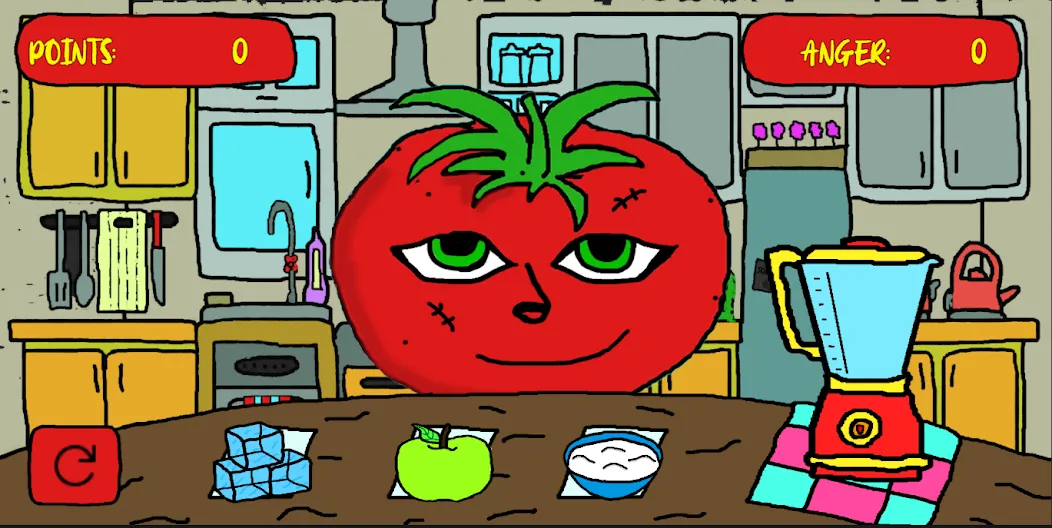Mr Hungry Tomato [MOD: больше монет и все уровни открыты] Screenshot 1