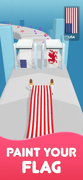 Flag Painters [MOD: много денег и разблокированы уровни] Screenshot 1