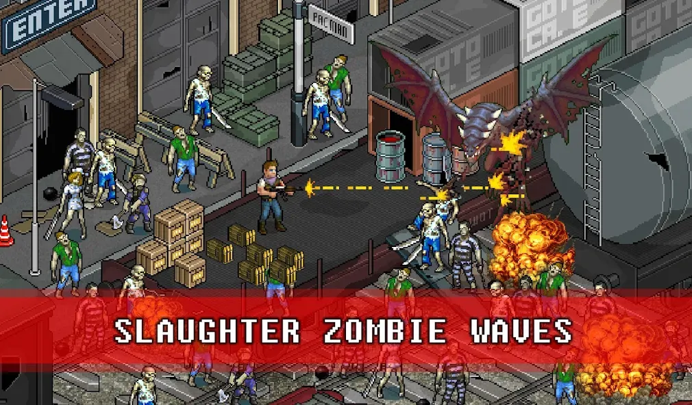 Fury Survivor: Pixel Z [MOD: безлимитные ресурсы и бессмертие] Screenshot 4