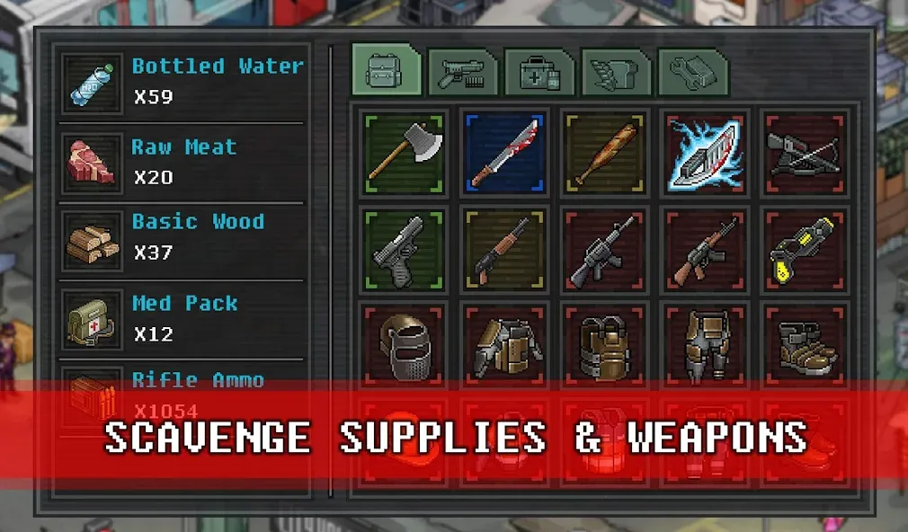 Fury Survivor: Pixel Z [MOD: безлимитные ресурсы и бессмертие] Screenshot 5