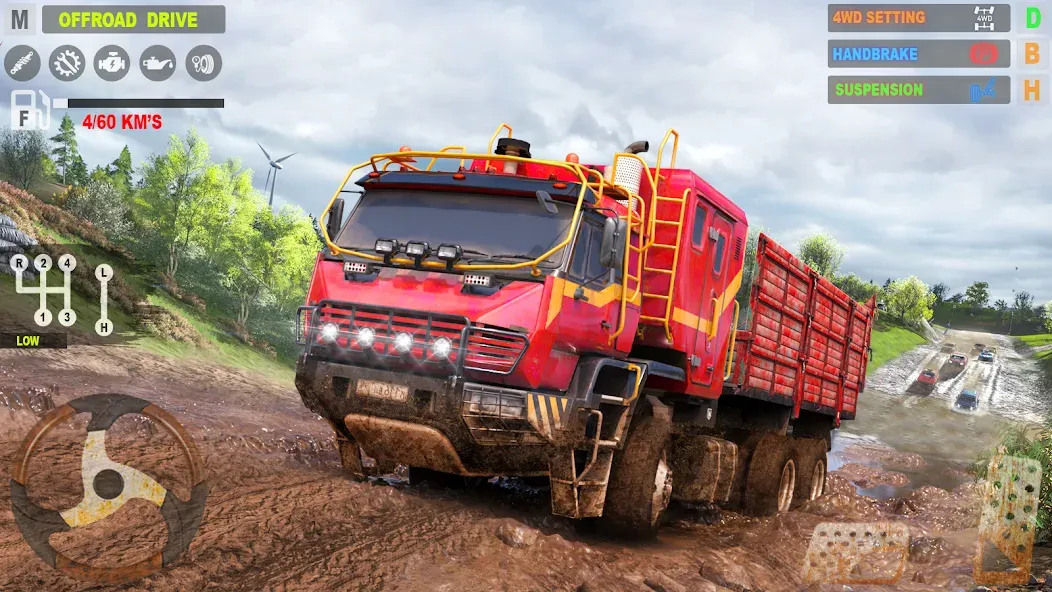 Offroad Mudrunner Games 3D [MOD: безлимитные деньги и топливо] Screenshot 4