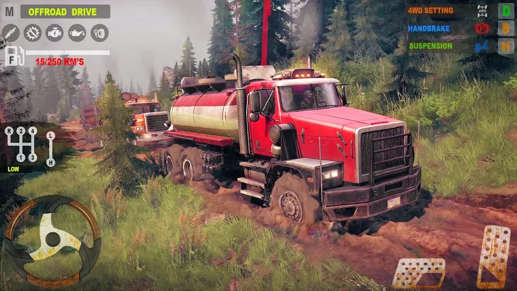 Offroad Mudrunner Games 3D [MOD: безлимитные деньги и топливо] Screenshot 5