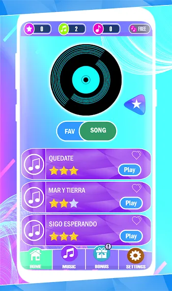Santa Fe Klan Piano Game [MOD: новые песни и быстрый прогресс] Screenshot 1