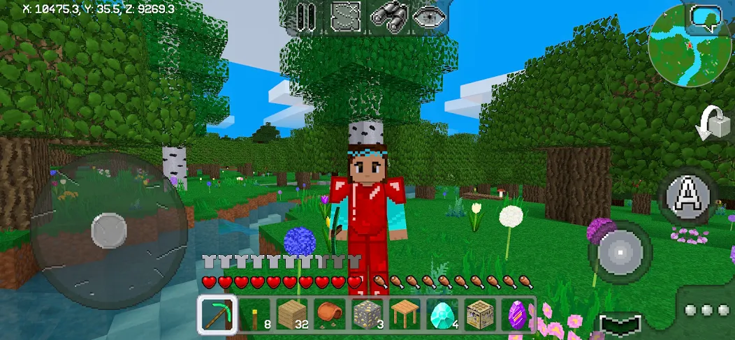 MultiCraft — Build and Mine! [MOD: безлимитные ресурсы и всё открыто] Screenshot 2