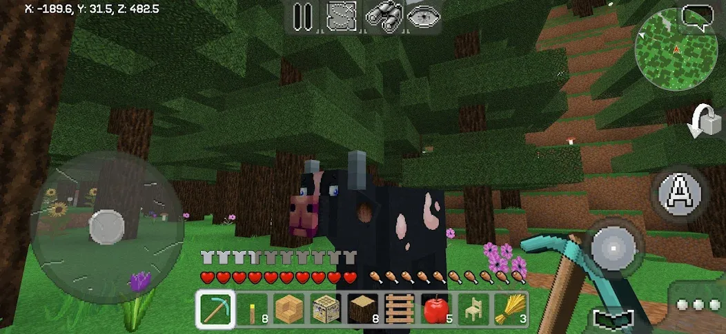 MultiCraft — Build and Mine! [MOD: безлимитные ресурсы и всё открыто] Screenshot 3