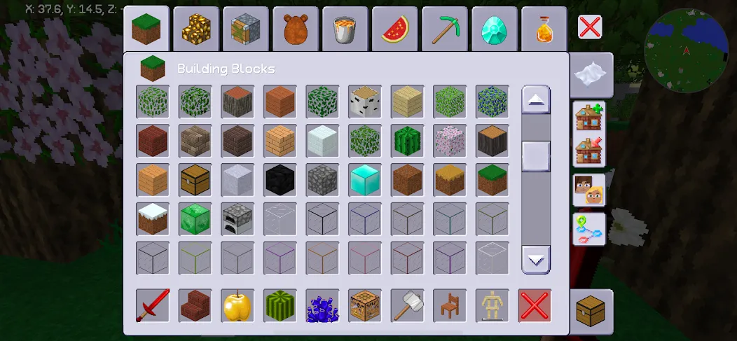 MultiCraft — Build and Mine! [MOD: безлимитные ресурсы и всё открыто] Screenshot 4