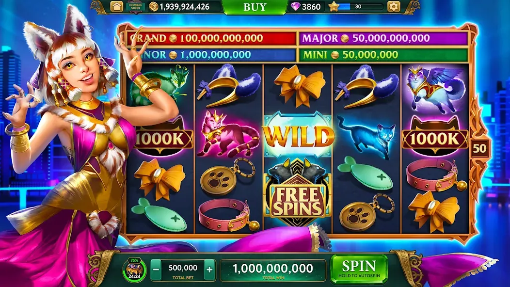 ARK Casino - Vegas Slots Game [MOD: безлимитные фишки и джекпоты] Screenshot 4