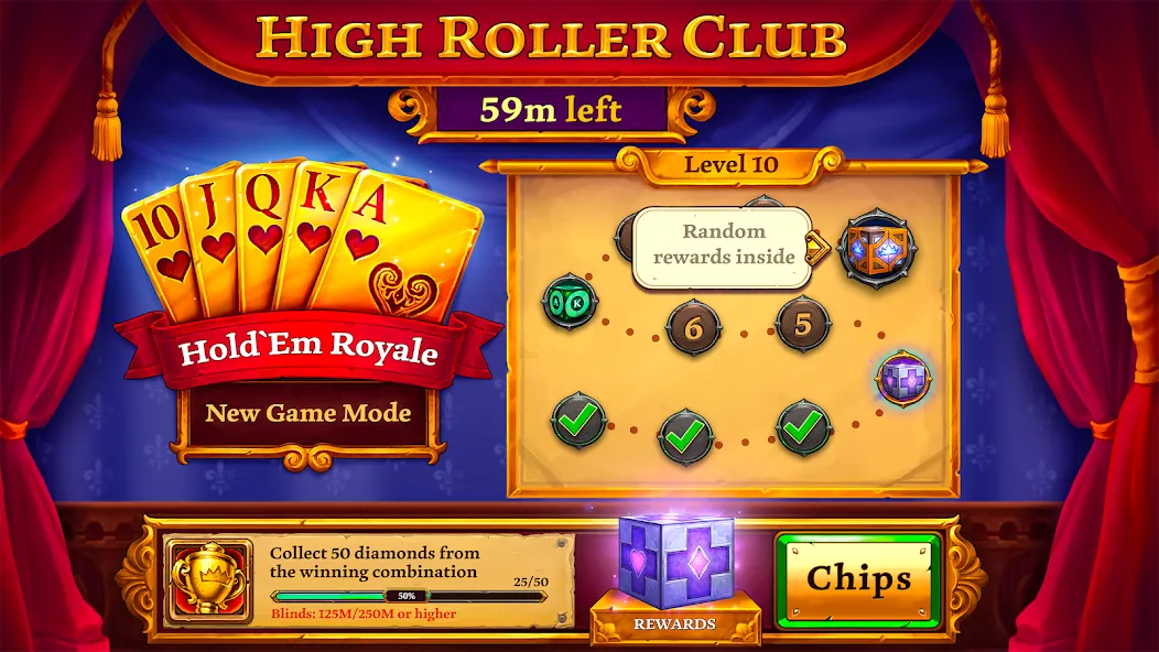 Texas Holdem - Scatter Poker [MOD: безлимитные фишки и все столы открыты] Screenshot 2