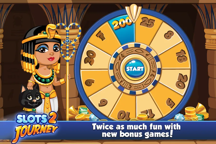 Slots Journey 2: Vegas Casino [MOD: безлимитные монеты и бонусы] Screenshot 5